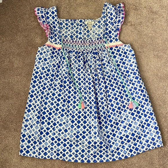 MATILDA JANE Smocked Tassel Top NWT womens 'Wandering Waters' - Picture 2 of 4